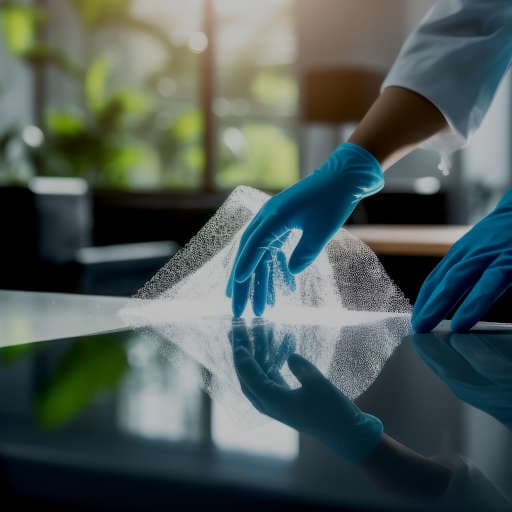 Bâches de protection et matériel de nettoyage